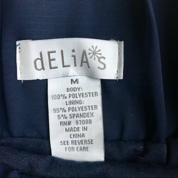 Navy Layered Ruffle Skirt - Picture 8 of 8